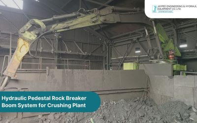 Hydraulic Pedestal Rock Breaker Boom Systems for Crushing Plants
