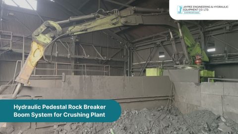 Hydraulic Pedestal Rock Breaker Boom Systems for Crushing Plants