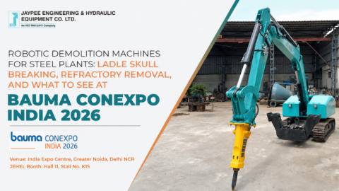 Robotic Demolition Machines for Metal Processing Plants: Ladle Cleaning, Refractory Removal & Compact Excavation