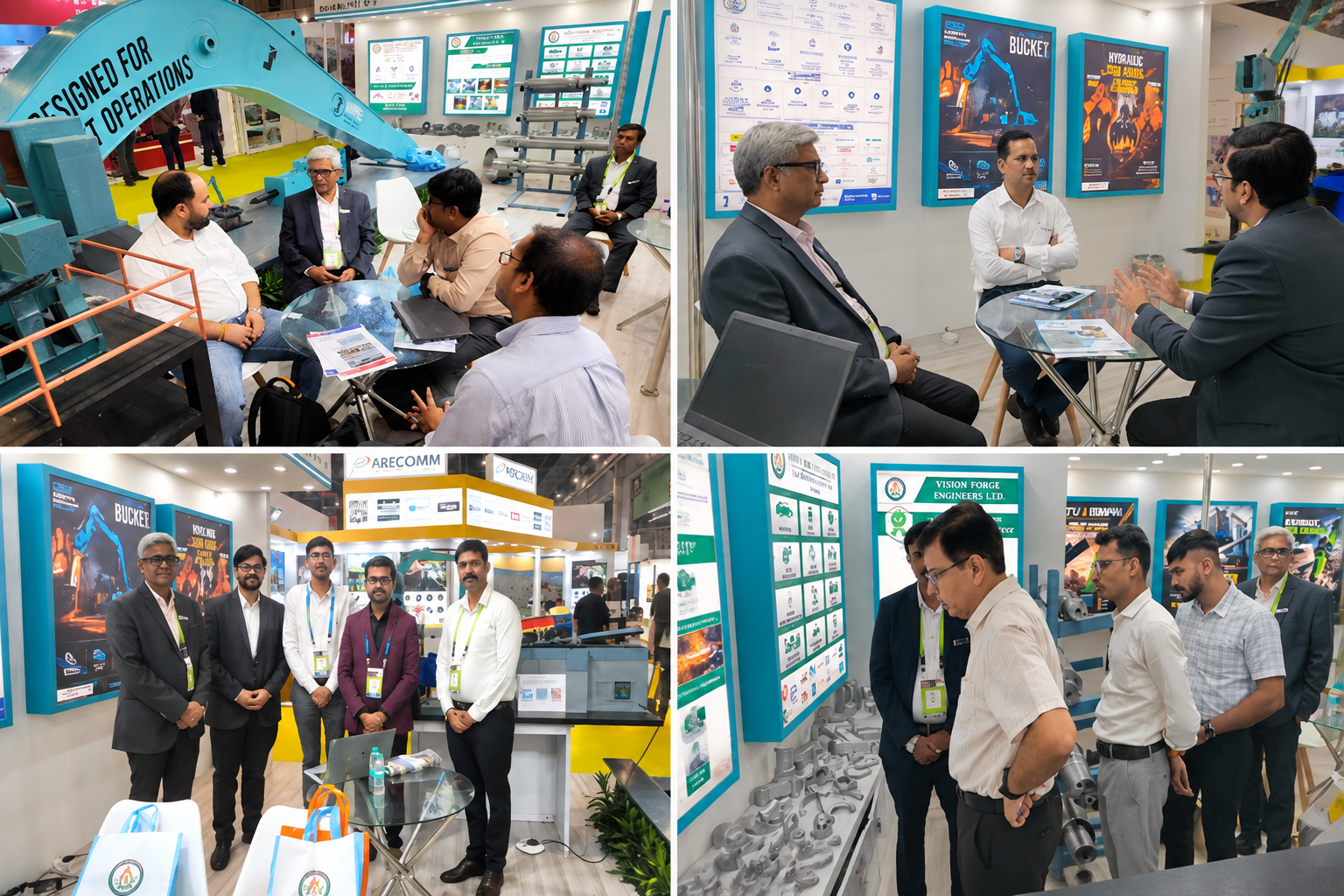 Major Industry Leaders Visit JEHEL Stall at bauma CONEXPO India 2026 2 - Jehel cement and steel majors