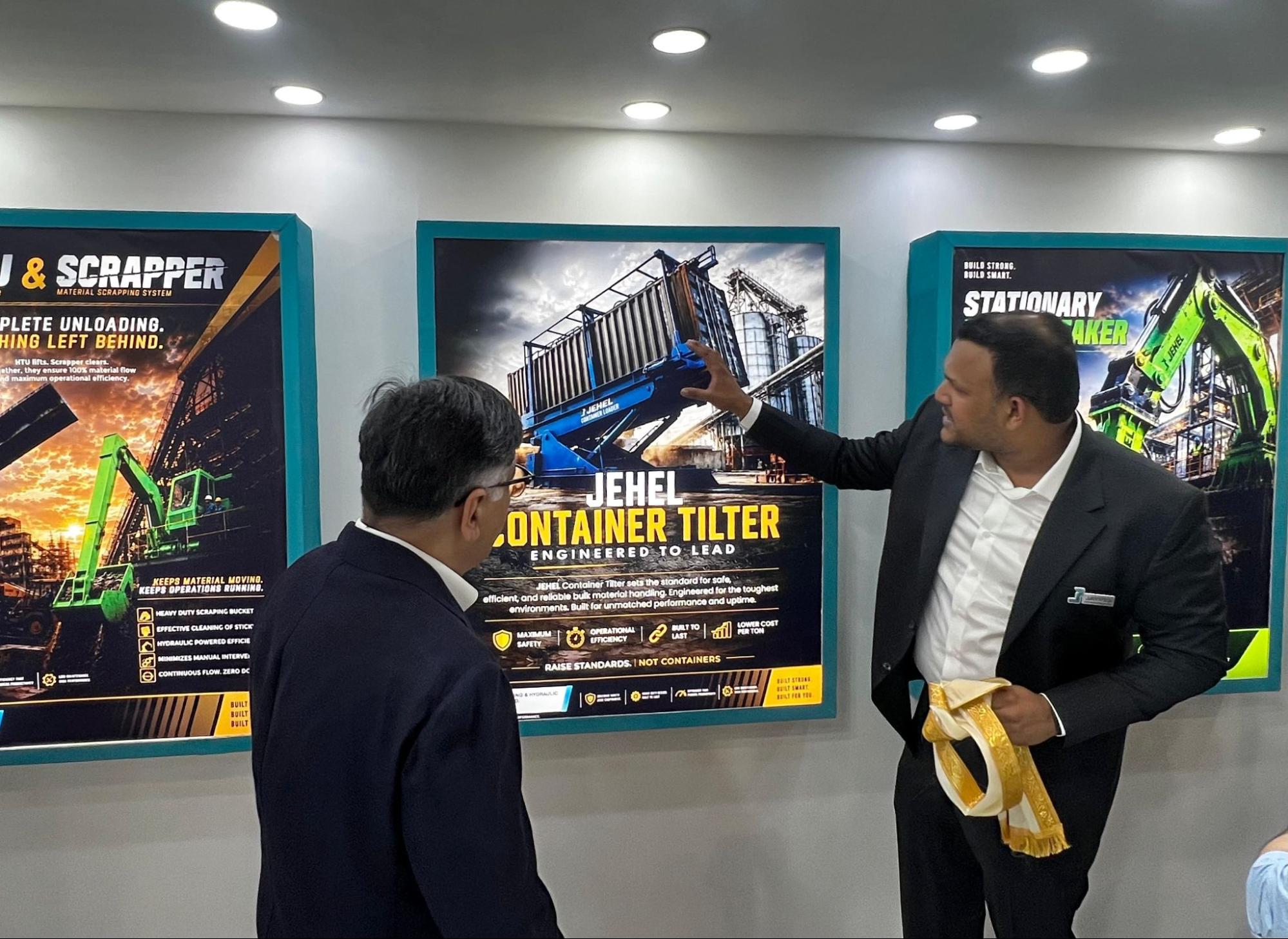 Major Industry Leaders Visit JEHEL Stall at bauma CONEXPO India 2026 1 - Jehel First Impressions