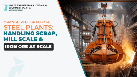 Orange Peel Grab for Steel Plants: Handling Scrap, Mill Scale & Iron Ore at Scale